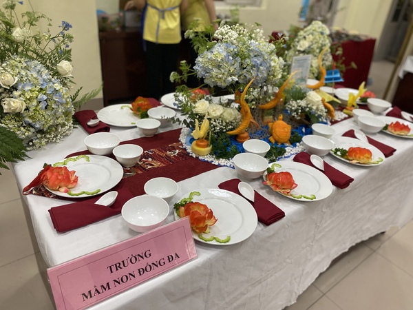 👩🏻‍🍳🧑🏻‍🍳TRƯỜNG MN ĐỐNG ĐA THAM DỰ HỘI THI NHÂN VIÊN NUÔI DƯỠNG GIỎI CẤP HỌC MẦM NON NĂM HỌC 2023-2024 💚