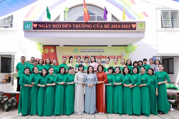 TRƯỜNG MN ĐỐNG ĐA CHÀO MỪNG NGÀY HỘI ĐẾN TRƯỜNG CỦA BÉ NĂM HỌC 2024-2025 