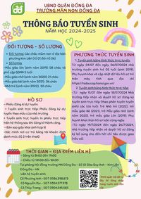 THÔNG BÁO TUYỂN SINH NĂM HỌC 2023-2024